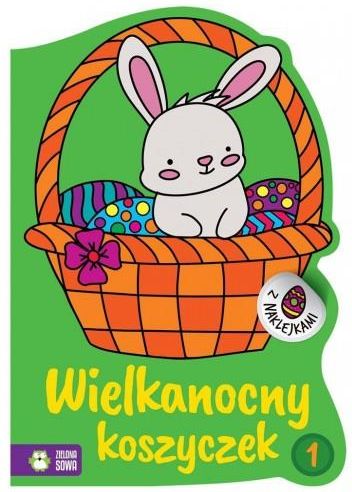 Zielona Sowa Wielkanocne Kolorowanki Wielkanocny Koszyczek 1