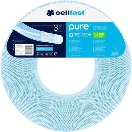 Cellfast Wąż do wody pitnej PURE 12,5x2,4mm 20m (20140)