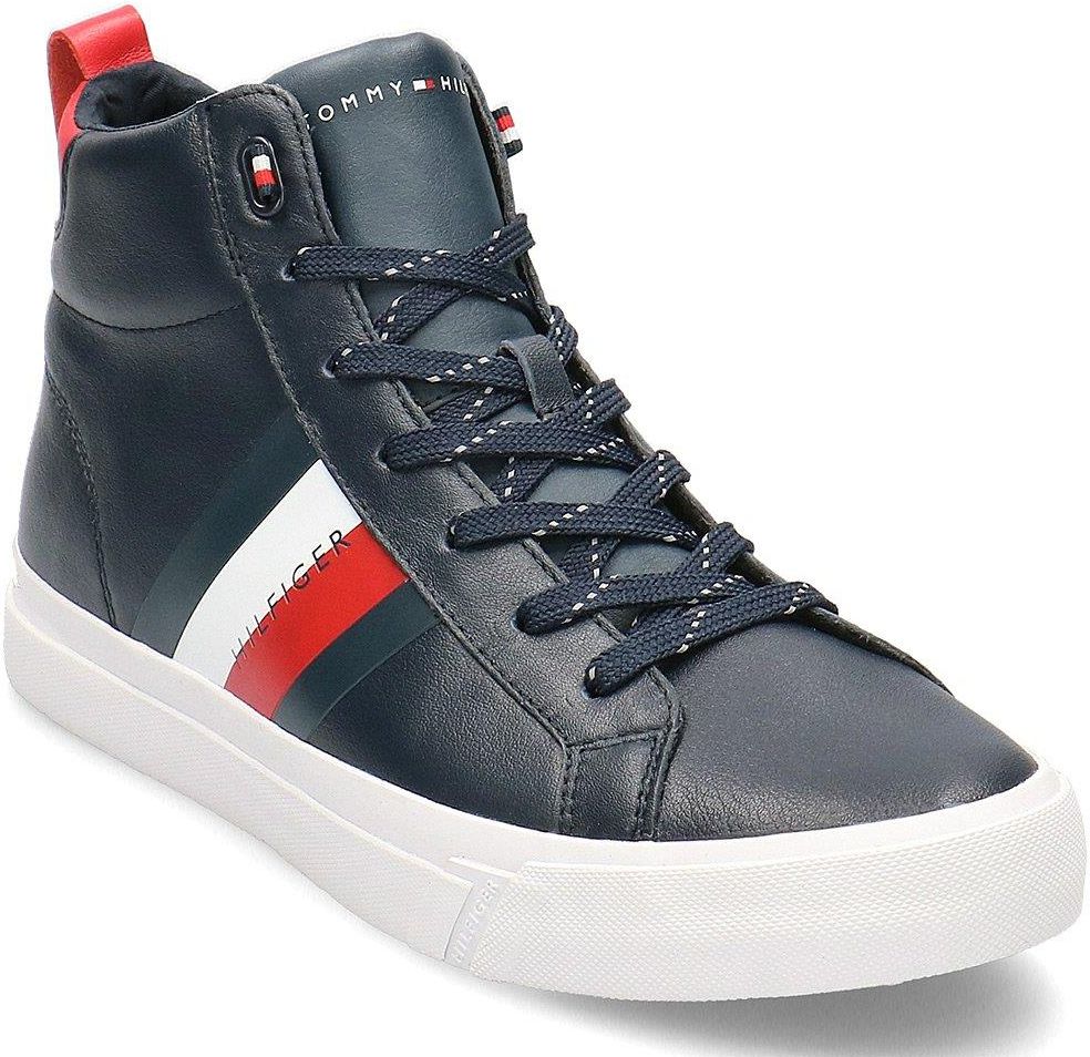 Tommy hilfiger flag on sale detail high leather