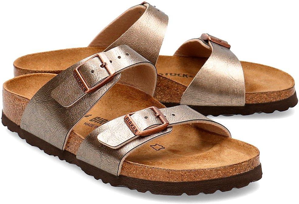 Birkenstock Sydney Klapki Damskie 1016169 Złoty Ceny i opinie BIRKENSTOCK Sydney 40
