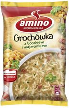 Zdjęcie Amino Zupa instant Grochówka z boczkiem i majerankiem 65g - Warszawa