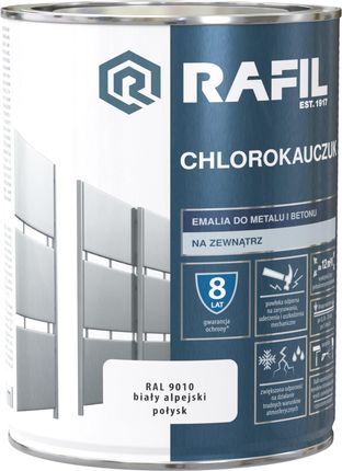Rafil Emalia Chlorokauczukowa RAL9010 Biały Alpejski 0,9L