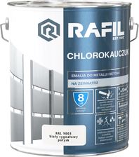Rafil Emalia Chlorokauczukowa RAL9003 Bia�y Sygna�owy 10L