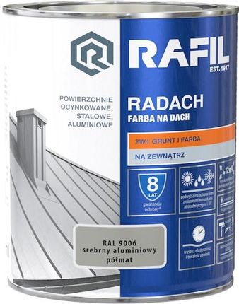 Rafil Radach RAL9006 Srebrny Aluminiowy Półmat 0,75L