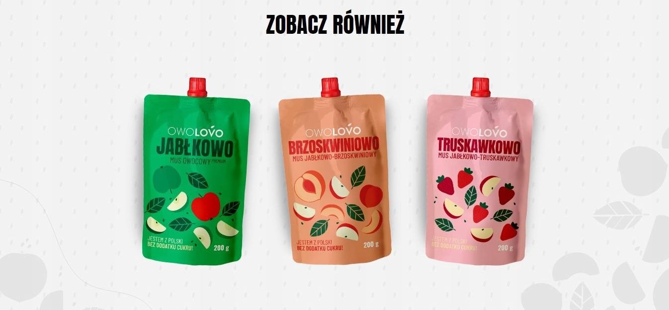 Owolovo * Mus morelowo jabłkowy 200g