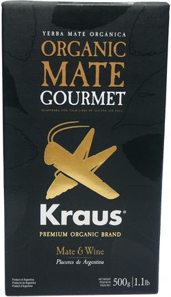 Yerba Mate Kraus Organic Premium Gourmet 500g