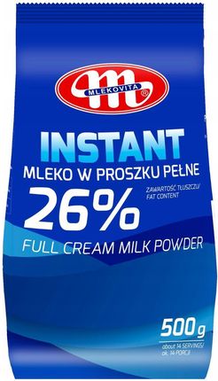Mlekovita Mleko W Proszku Pełne 26% Tłuszczu 500g