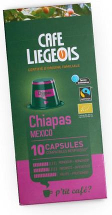 Café Liegeois „Chiapas“ Kawa w kapsułkach 10szt.