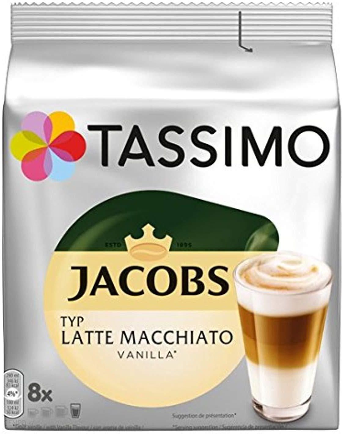 Kapsułki do ekspresów Tassimo Latte Macchiato Vanilla kapsułki, 8