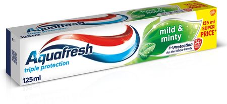 Aquafresh Triple Protection Mild&Minty Pasta do zębów 125 ml