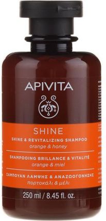 Apivita Shine And Revitalizing Szampon Rewitalizujący Z Pomarańczą I Miodem Shampoo With Orange & Honey 250 ml