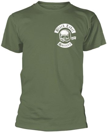 Black Label Society Skull Logo Pocket Olive T-Shirt XXL
