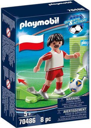 Playmobil 70486 Sports & Action Piłkarz Reprezentacji Polski