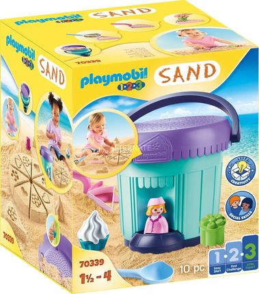 Playmobil 70339 1.2.3 Sand Zestaw Kreatywny Wypieki Z Piasku