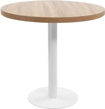Zdjęcie vidaXL Stolik bistro jasnobrązowy 80 cm MDF 286423 - Wejherowo