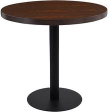 Zdjęcie VidaXL Stolik bistro ciemnobrązowy 80 cm MDF 286425 - Wejherowo