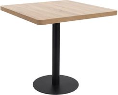 Zdjęcie VidaXL Stolik bistro jasnobrązowy 80 x 80 cm MDF 286433 - Wejherowo
