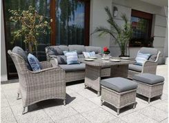 Bel Giardino Ares Big Jasny Szary Komplet Mebli Ogrodowych