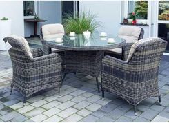 Zdjęcie Bel Giardino Zeus 135 Grafitowy Brąz Komplet Mebli Ogrodowych - Bytom