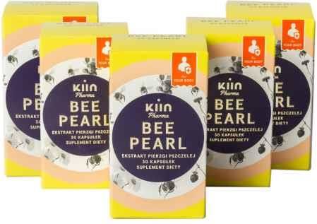 Na odporność BEE PEARL 5 opakowań x 30 pierzga pszczela