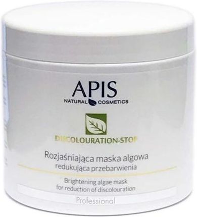 Apis Professional Rozjaśniająca Maska Algowa Redukująca Przebarwienia Discolouration-Stop Brightening Algae Mask For Reduction Of Discolouration 250