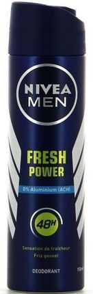 Nivea Antyperspirant W Sprayu  Men Fresh Power Deodorant Spray 150 Ml