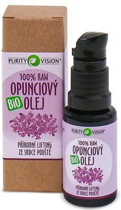 Purity Vision Organiczny Olej Opuncjowy 100% Raw Bio Oil 15 Ml