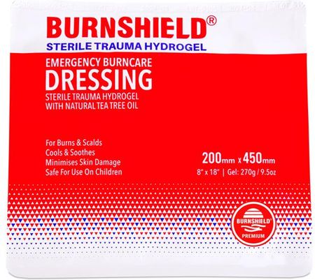 Opatrunek hydrożelowy na oparzenia twarzy BurnShield 20x45cm