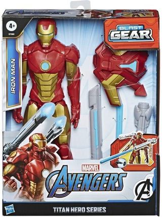 Hasbro Marvel Avengers Titan Hero Iron Man Blast Gear E7380