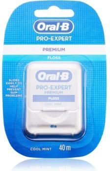 Oral B Pro-Expert Premium Woskowana Nić Dentystyczna O Smaku Mięty Cool Mint 40 M