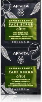 Apivita Express Beauty Olive Intensywny Peeling Oczyszczający Do Twarzy 2 X 8 Ml