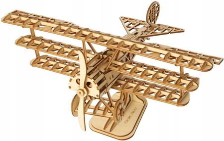 Robotime Drewniany Model Puzzle 3D Samolot