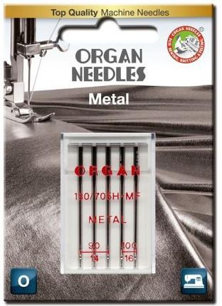ORGAN igły 130/705H-MF METAL do nici metalizowanych blister