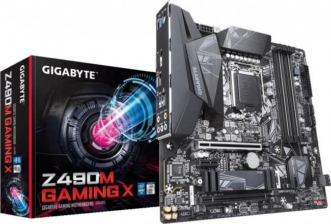 Gigabyte z490m gaming x совместимость с процессорами