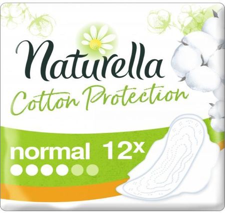 Naturella Podpaski Ze Skrzydełkami Cotton Protection Ultra Normal 12 Szt