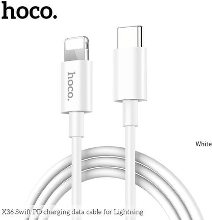 HOCO X36 kabel Swift Power Delivery PD do Lightning 1m Biały