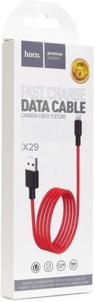HOCO X29 kabel Superior do Lightning 1m Czerwony