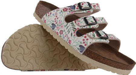 Birkenstock florida best sale meadow flowers beige