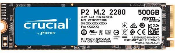 Dysk SSD Crucial P2 500Gb M.2 (Ct500P2Ssd8) - Opinie i ceny
