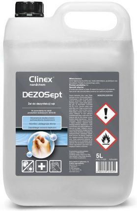 Clinex Dezosept Żel Do Dezynfekcji Rąk 5 L