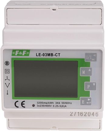 F&F Licznik Energii Elektrycznej 3-Fazowy Le-03Mb-Ct Mid M-Bus (Le03Mbct)