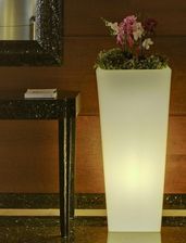 New Garden Donica Melisa 40 Solar Biała Led Sterowanie Pilotem (LUMML040SSNW)