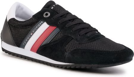 Sneakersy TOMMY HILFIGER Essential Mesh Runner FM0FM02666 Black BDS Ceny i opinie Ceneo.pl