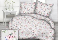 Zdjęcie Fan Pościel Z Kory 160X200 Wzór Polne Róże Na Szarym Tle - Złoczew