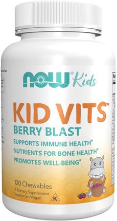 NOW Foods KID VITS naturalne witaminy dla dzieci 120 pas