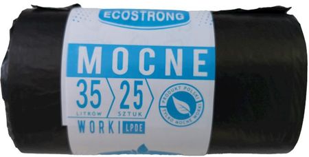 Ecostrong Worki 35L 25 Szt. Czarne