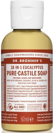 Dr. Bronner’S Mydło W Płynie Eukaliptus 18-In-1 Pure Castile Soap Eucalyptus 945Ml
