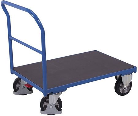Variofit Wózek platformowy do transportu ciężkiego 1 poręcz 102,5x70cm sw-700.180 1000kg koła fi 200 