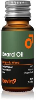 Beviro Bergamia Wood Cedar Wood Pine Bergamot olej na wąsy o zapachu drzewa 10ml