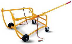 Zakrem Wózek do beczek WRN1-025/73 250kg koła fi 160 i fi 125 żółty